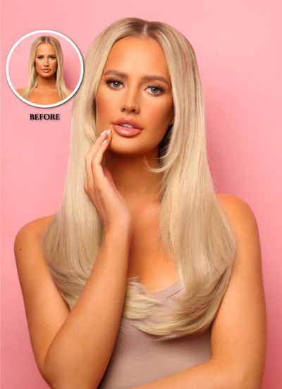 RiRi 18 inch Synthetic Flick Clip-In Hair Extensions