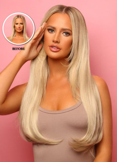 RiRi Deluxe 24 inch Synthetic Flick Clip-In Hair Extensions