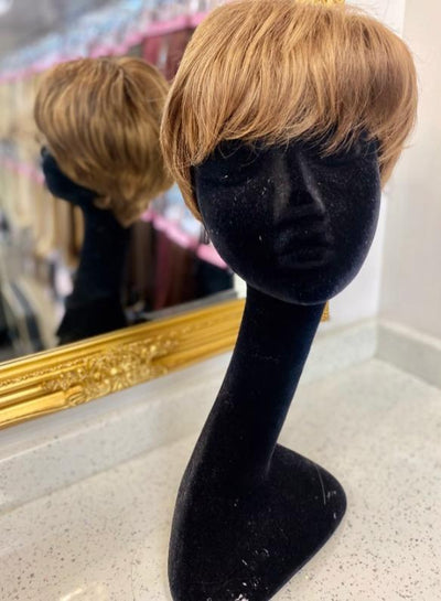 Mellow Brown Pixie Style Wig