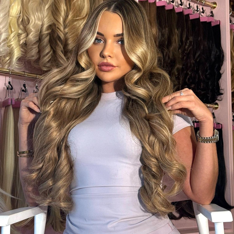 RiRi Deluxe 20" Synthetic Curly Clip-In Hair Extensions