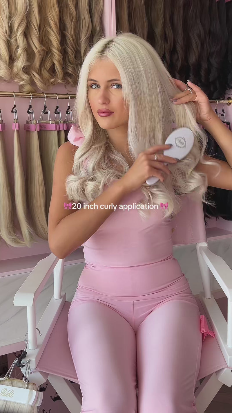 Marbella 20" Curly Clip-In Hair Extensions