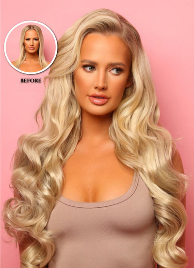 RiRi Deluxe 20" Synthetic Curly Clip-In Hair Extensions