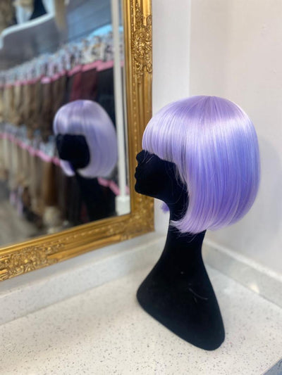 Lilac Synthetic 'Candy' Wigs