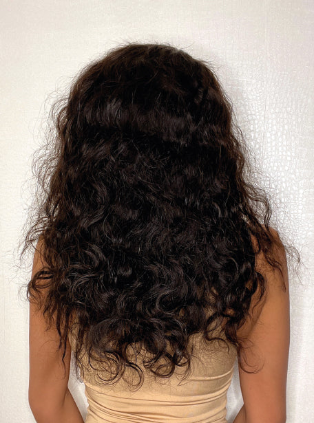 Wavy Human Hair 20 inch Wig