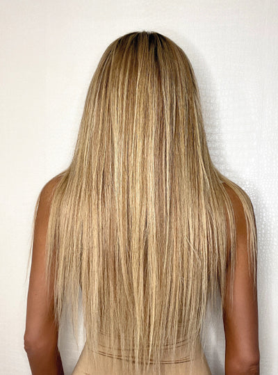 RiRi Human Hair Lemi Body Length Straight 20" Wig