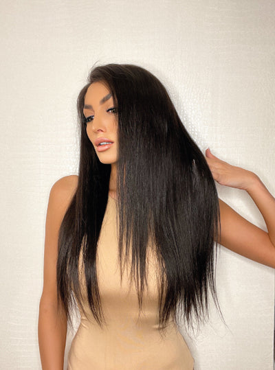 Zara 20 inch Straight Human Hair Wig