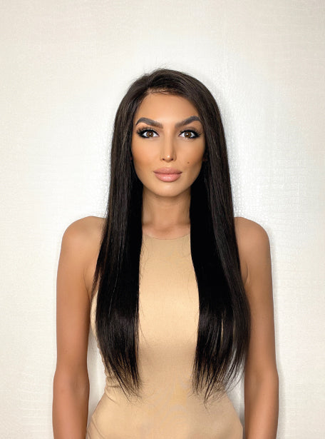 Natural Looking Synthetic Real Human Hair Wigs RiRi Hair Extensions